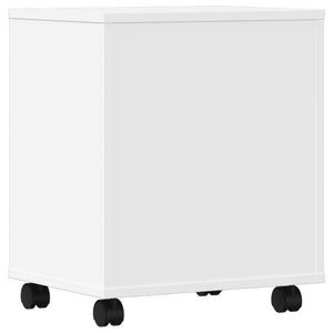 Βάση Εκτυπωτή με Ρόδες Λευκή 41x32x48 εκ. - Pakobazaar