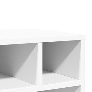 Βάση Εκτυπωτή με Ρόδες Λευκή 41x32x48 εκ. - Pakobazaar