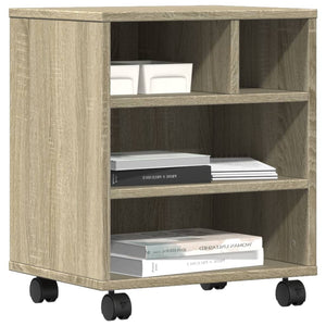 Βάση Εκτυπωτή με Ρόδες Sonoma Δρυς 41 x 32 x 48 εκ. - Pakobazaar