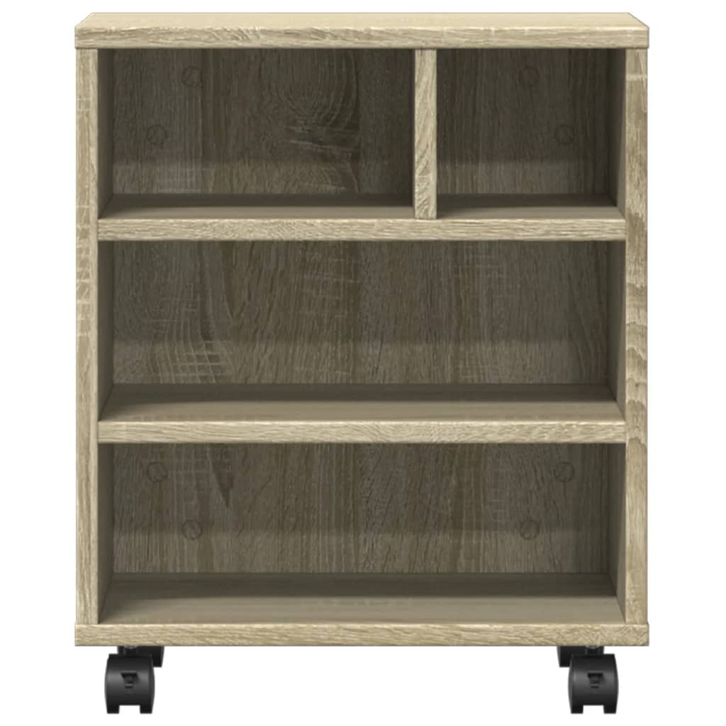 Βάση Εκτυπωτή με Ρόδες Sonoma Δρυς 41 x 32 x 48 εκ. - Pakobazaar