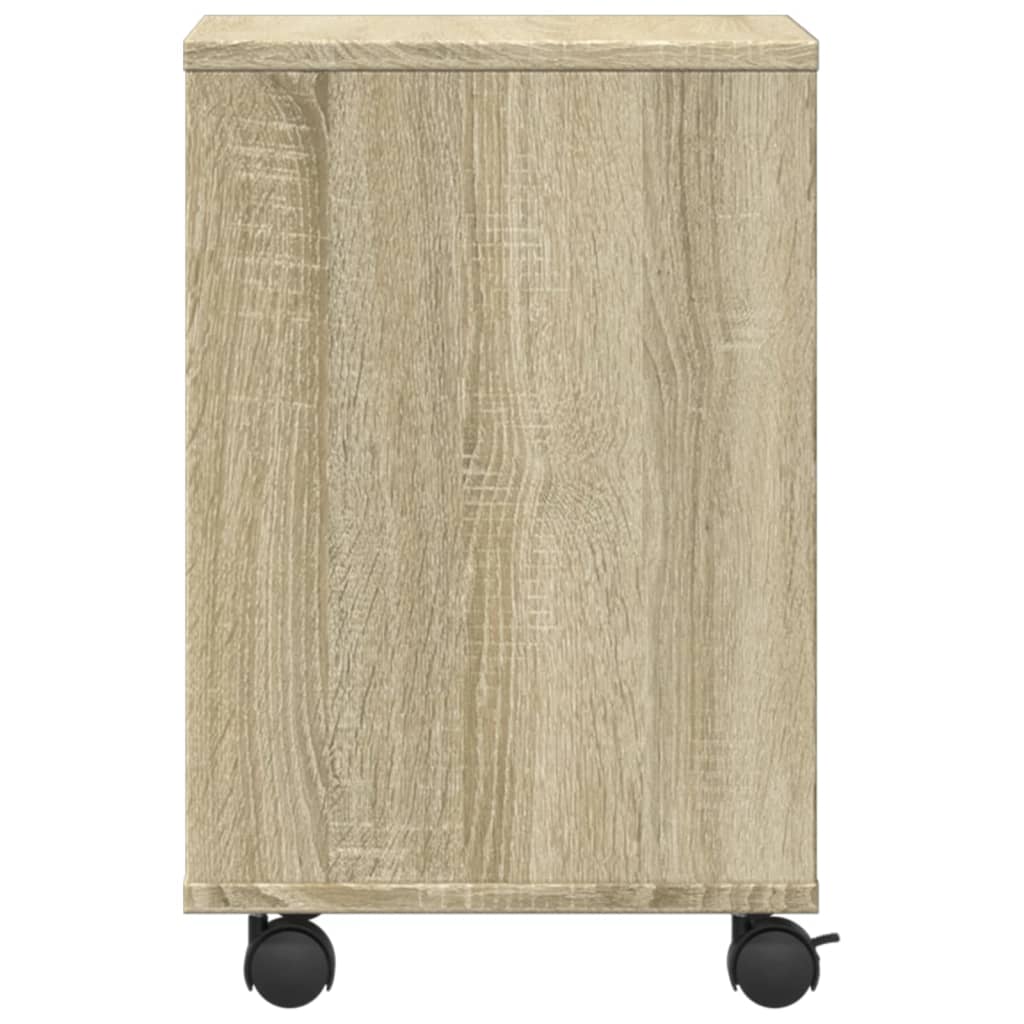 Βάση Εκτυπωτή με Ρόδες Sonoma Δρυς 41 x 32 x 48 εκ. - Pakobazaar