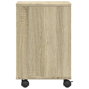 Βάση Εκτυπωτή με Ρόδες Sonoma Δρυς 41 x 32 x 48 εκ. - Pakobazaar