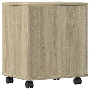 Βάση Εκτυπωτή με Ρόδες Sonoma Δρυς 41 x 32 x 48 εκ. - Pakobazaar