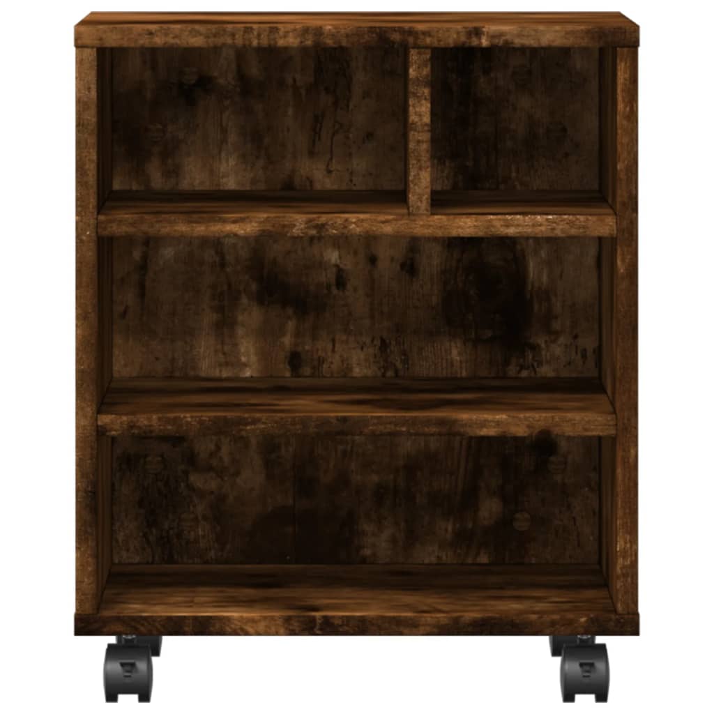 Βάση Εκτυπωτή με Ρόδες Καπνιστή Δρυς 41 x 32 x 48 εκ. - Pakobazaar