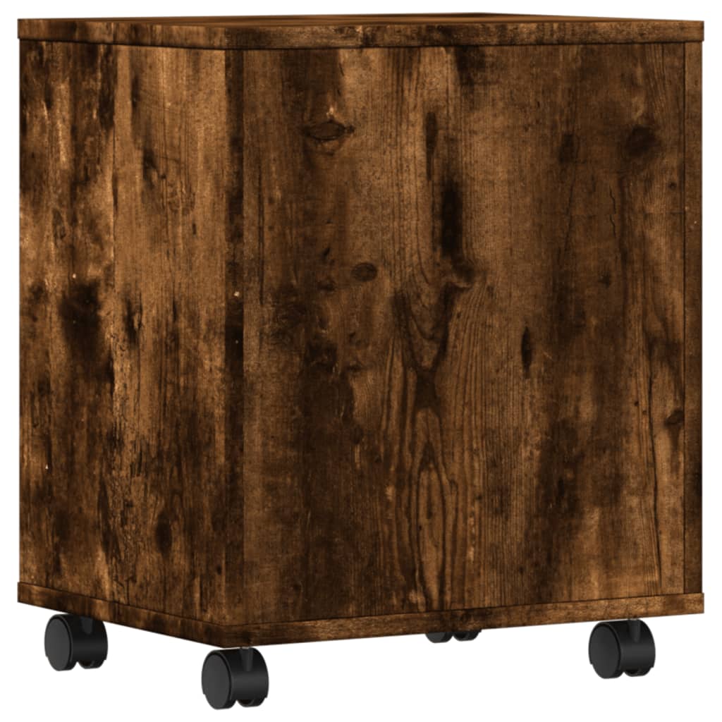 Βάση Εκτυπωτή με Ρόδες Καπνιστή Δρυς 41 x 32 x 48 εκ. - Pakobazaar