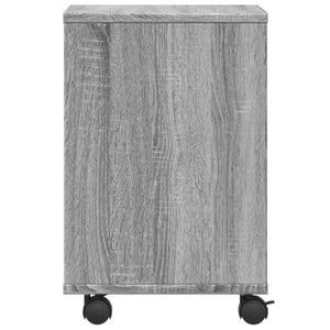 Βάση Εκτυπωτή με Ρόδες Γκρι Sonoma 41 x 32 x 48 εκ.