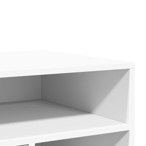 Βάση Εκτυπωτή με Ρόδες Λευκή 60x50x67 εκ.