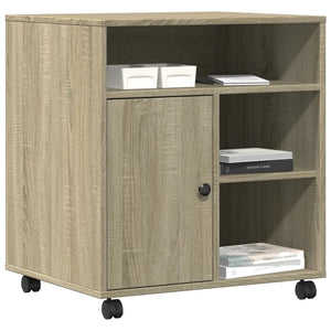 Βάση Εκτυπωτή με Ρόδες Sonoma Δρυς 60x50x67 εκ. - Pakobazaar