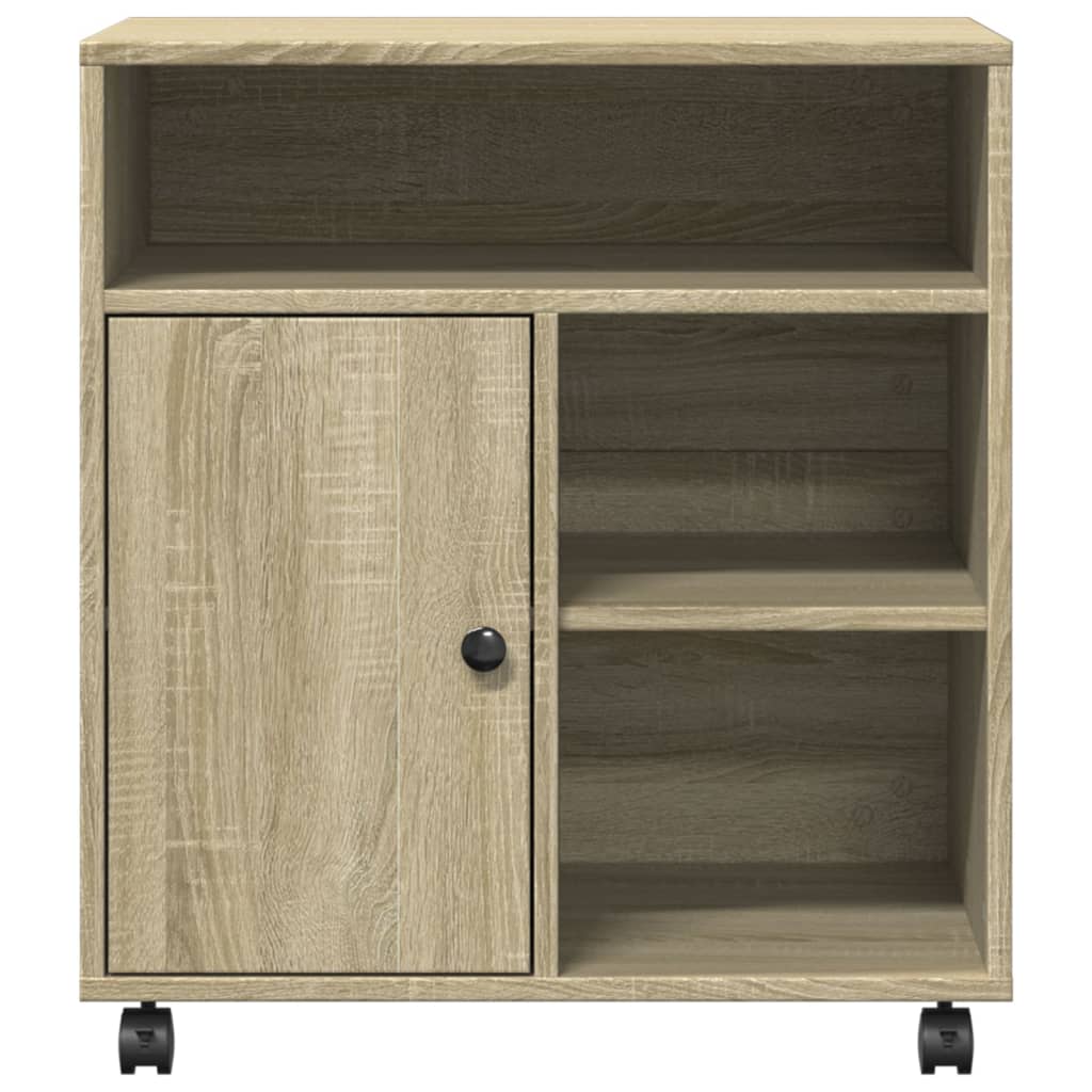 Βάση Εκτυπωτή με Ρόδες Sonoma Δρυς 60x50x67 εκ. - Pakobazaar