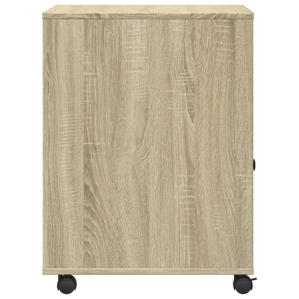 Βάση Εκτυπωτή με Ρόδες Sonoma Δρυς 60x50x67 εκ. - Pakobazaar