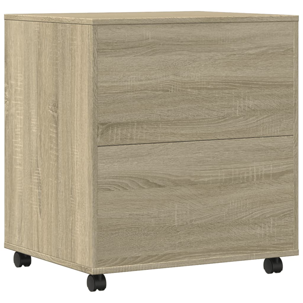 Βάση Εκτυπωτή με Ρόδες Sonoma Δρυς 60x50x67 εκ. - Pakobazaar
