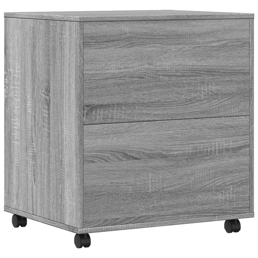 Βάση Εκτυπωτή με Ρόδες Γκρι Sonoma 60x50x67 εκ.