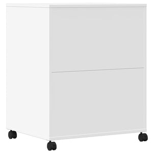 Βάση Εκτυπωτή με Ρόδες Λευκή 60 x 48 x 74 εκ. - Pakobazaar