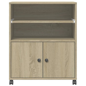 Βάση Εκτυπωτή με Ρόδες Sonoma Δρυς 60x48x74 εκ. - Pakobazaar