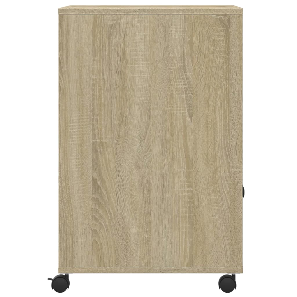 Βάση Εκτυπωτή με Ρόδες Sonoma Δρυς 60x48x74 εκ. - Pakobazaar