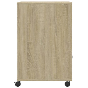 Βάση Εκτυπωτή με Ρόδες Sonoma Δρυς 60x48x74 εκ. - Pakobazaar