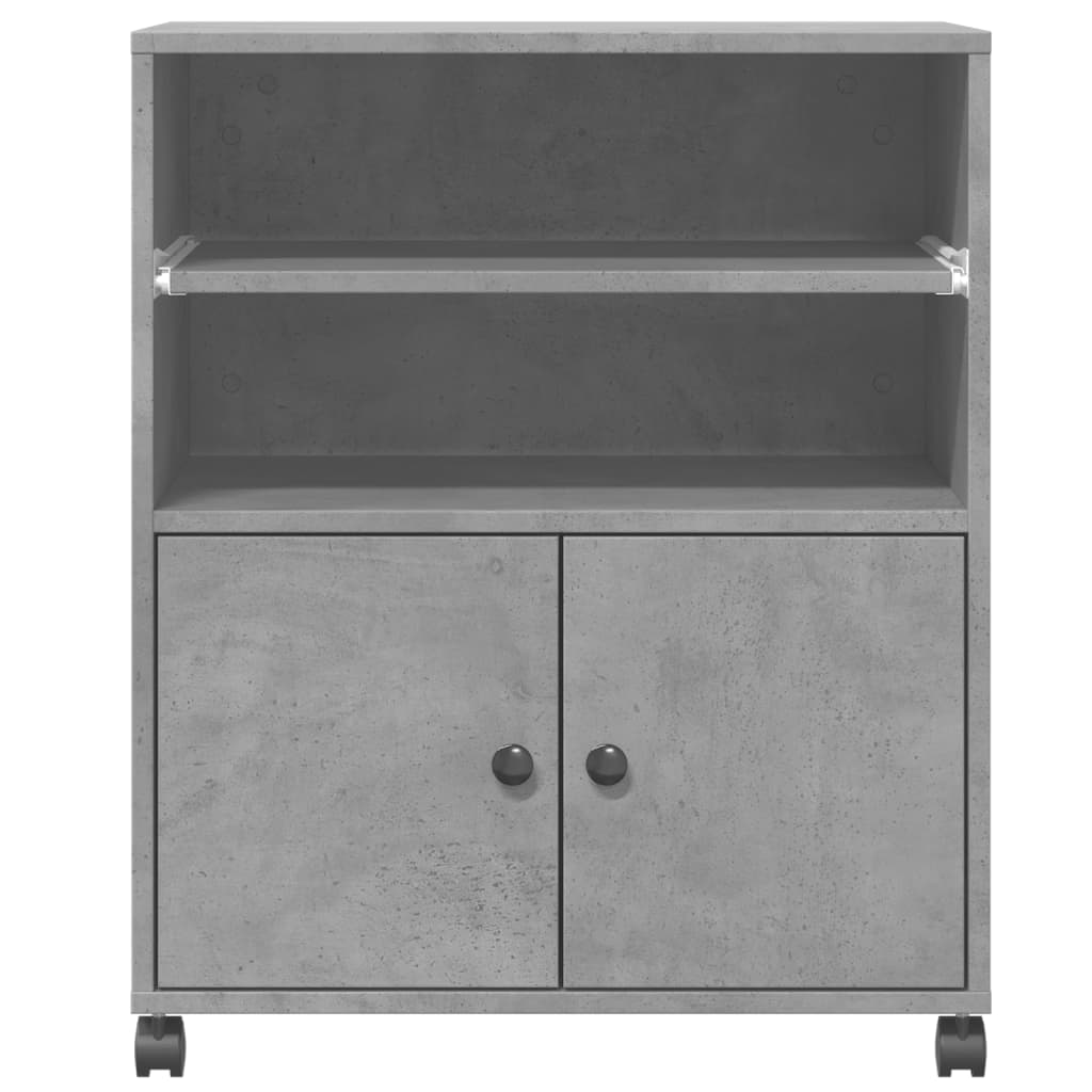 Βάση Εκτυπωτή με Ρόδες Γκρι Σκυρ. 60 x 48 x 74 εκ. - Pakobazaar