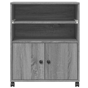Βάση Εκτυπωτή με Ρόδες Γκρι Sonoma 60 x 48 x 74 εκ.