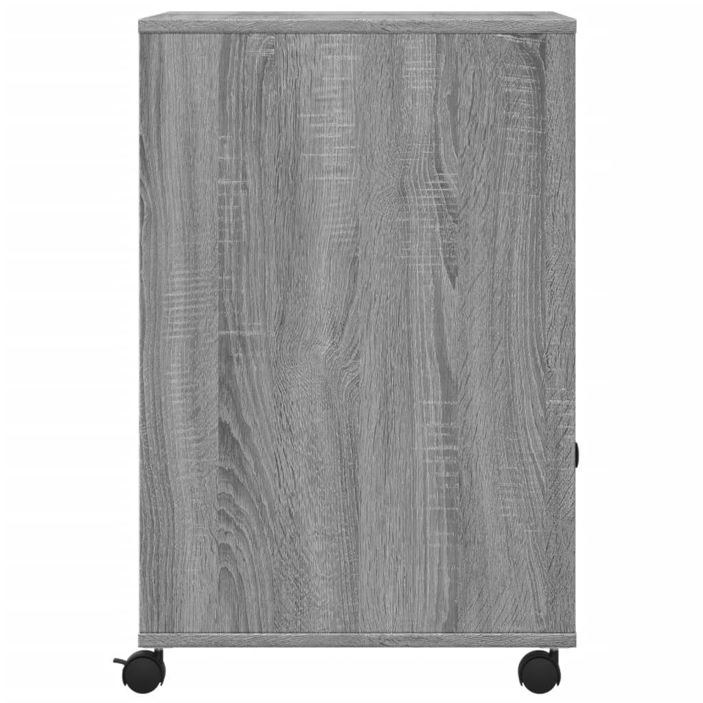 Βάση Εκτυπωτή με Ρόδες Γκρι Sonoma 60 x 48 x 74 εκ.