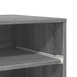 Βάση Εκτυπωτή με Ρόδες Γκρι Sonoma 60 x 48 x 74 εκ.