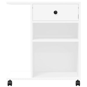 Βάση Εκτυπωτή με Ρόδες Λευκή 60x40x68,5 εκ. - Pakobazaar