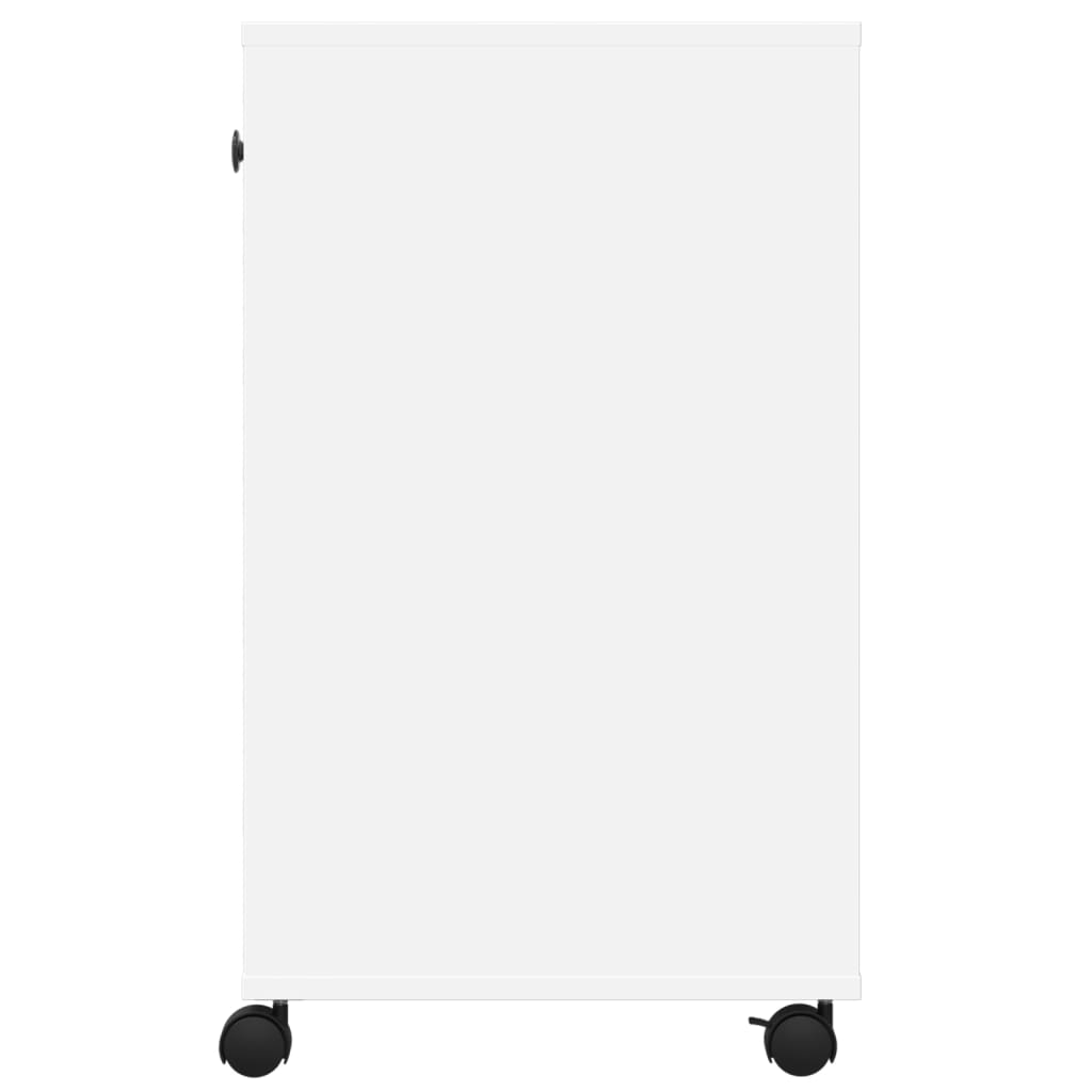 Βάση Εκτυπωτή με Ρόδες Λευκή 60x40x68,5 εκ. - Pakobazaar