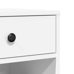 Βάση Εκτυπωτή με Ρόδες Λευκή 60x40x68,5 εκ. - Pakobazaar
