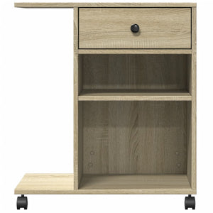 Βάση Εκτυπωτή με Ρόδες Sonoma Δρυς 60x40x68,5 εκ. - Pakobazaar