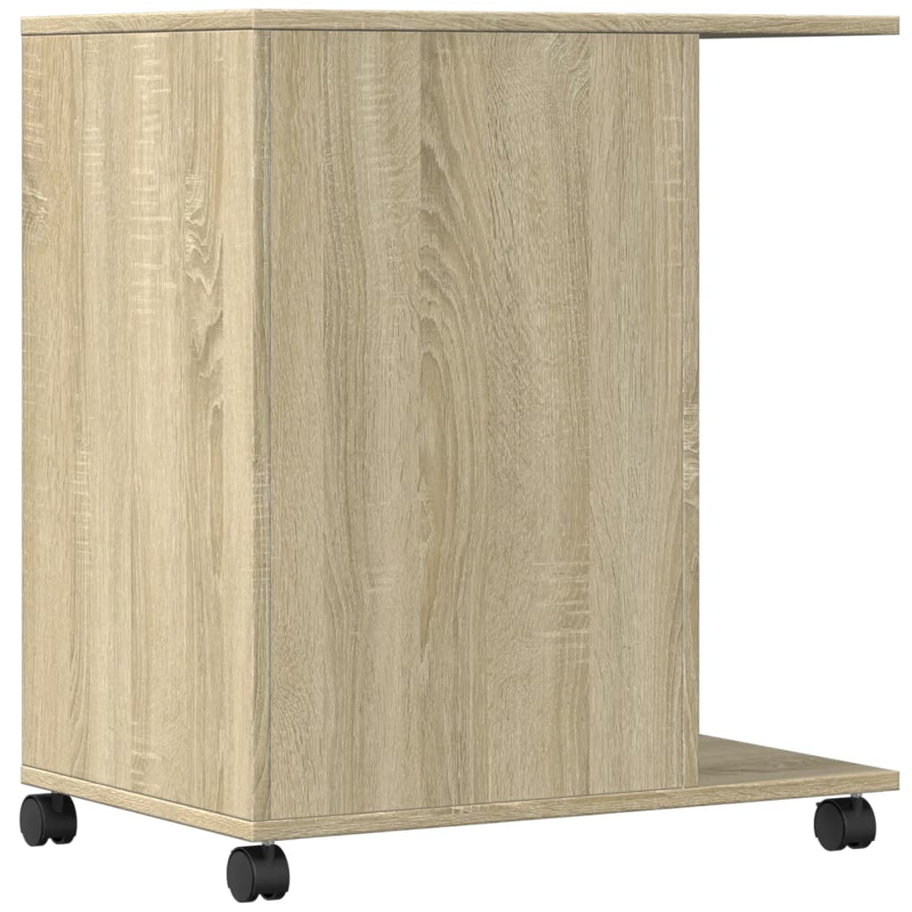 Βάση Εκτυπωτή με Ρόδες Sonoma Δρυς 60x40x68,5 εκ. - Pakobazaar