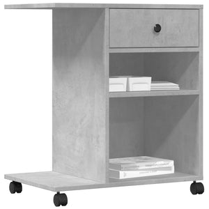 Βάση Εκτυπωτή με Ρόδες Γκρι Σκυρ. 60x40x68,5 εκ.