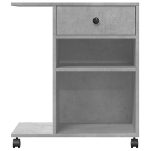 Βάση Εκτυπωτή με Ρόδες Γκρι Σκυρ. 60x40x68,5 εκ.