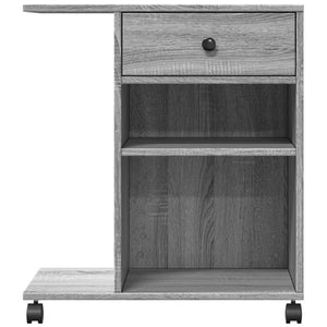 Βάση Εκτυπωτή με Ρόδες Γκρι Sonoma 60x40x68,5 εκ.