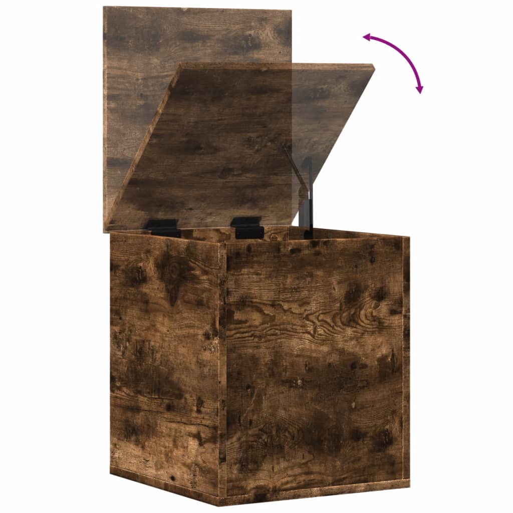 Κουτί Αποθήκευσης Καπνιστή Δρυς 40x42x46 εκ. Επεξεργασμένο Ξύλο