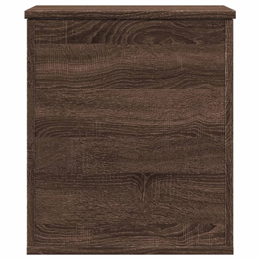 Κουτί Αποθήκευσης Καφέ δρυς 40x42x46 εκ. Επεξεργασμένο Ξύλο