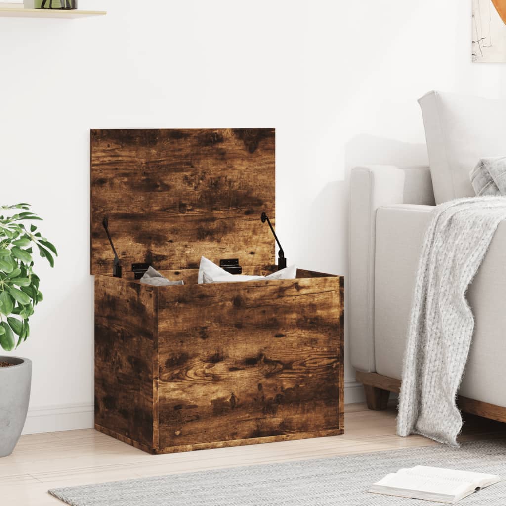 Κουτί Αποθήκευσης Καπνιστή Δρυς 60x42x46 εκ. Επεξεργασμένο Ξύλο - Pakobazaar