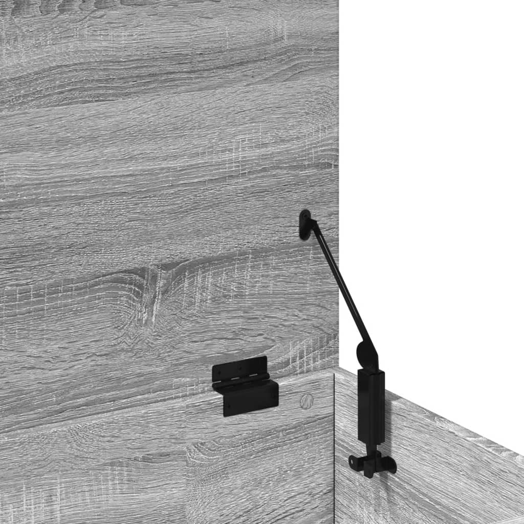 Κουτί Αποθήκευσης Γκρι sonoma 100x42x46 εκ. Επεξεργασμένο Ξύλο - Pakobazaar