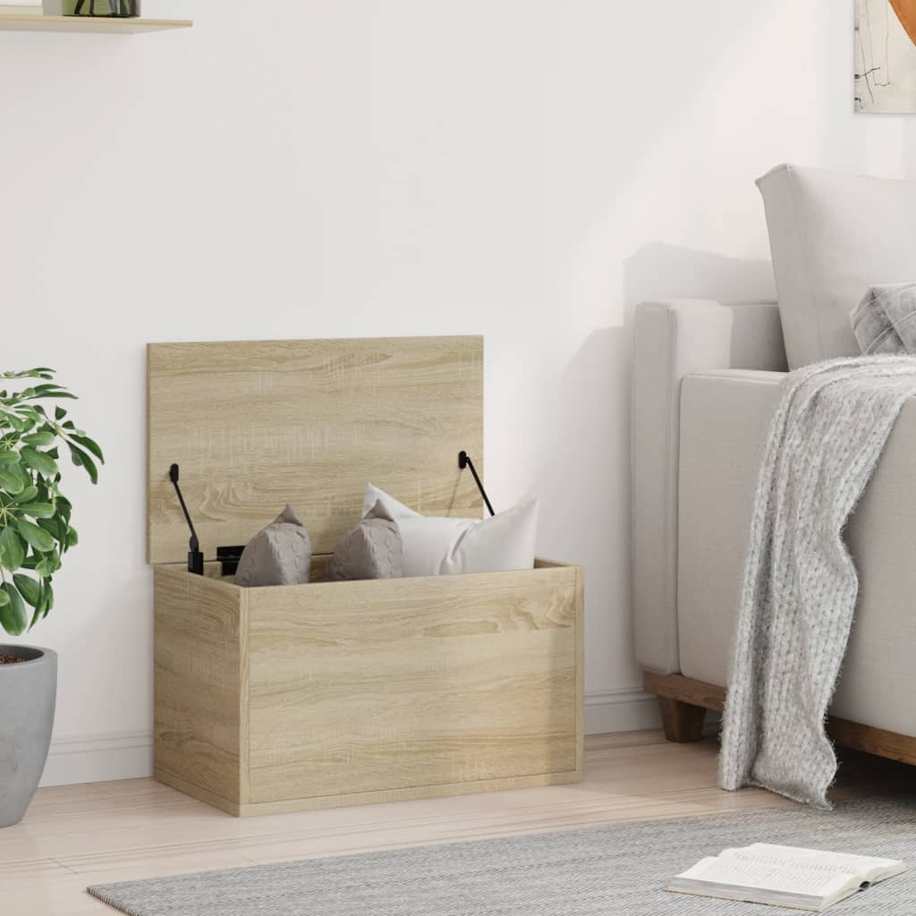 Κουτί Αποθήκευσης Sonoma Δρυς 60x35x35 εκ. Επεξεργασμένο Ξύλο