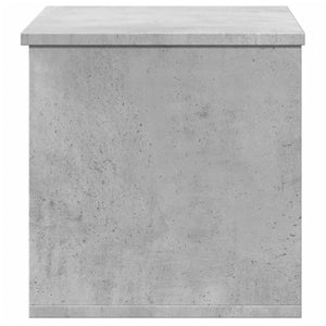Κουτί Αποθήκευσης Γκρι Σκυροδέματος 60x35x35 εκ. Επεξεργ. Ξύλο
