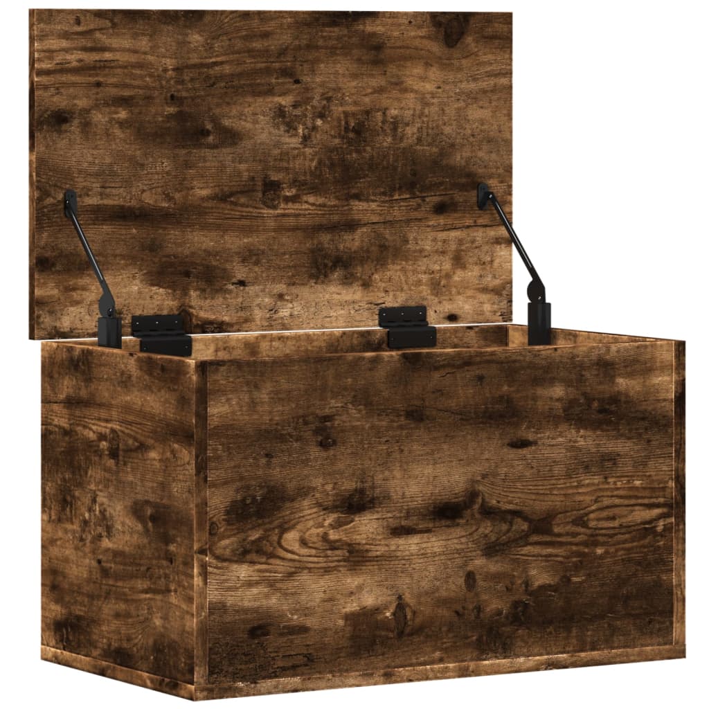 Κουτί Αποθήκευσης Καπνιστή Δρυς 60x35x35 εκ. Επεξεργασμένο Ξύλο