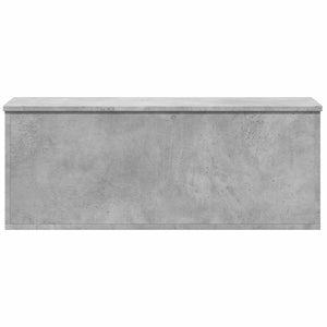 Κουτί Αποθήκευσης Γκρι Σκυροδέματος 90x35x35 εκ. Επεξεργ. Ξύλο - Pakobazaar