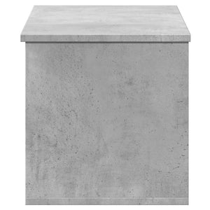 Κουτί Αποθήκευσης Γκρι Σκυροδέματος 90x35x35 εκ. Επεξεργ. Ξύλο - Pakobazaar
