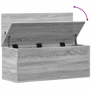 Κουτί Αποθήκευσης Γκρι sonoma 90x35x35 εκ. Επεξεργασμένο Ξύλο - Pakobazaar