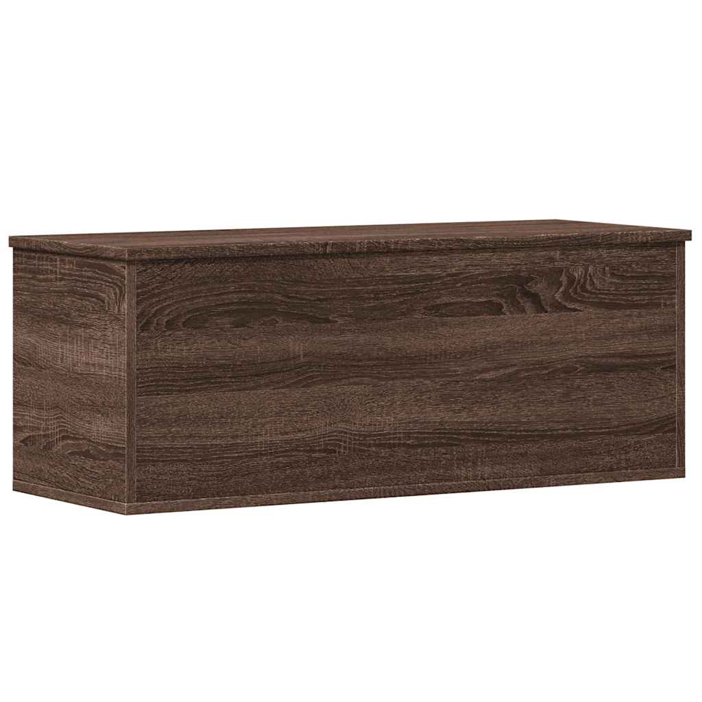 Κουτί Αποθήκευσης Καφέ δρυς 90x35x35 εκ. Επεξεργασμένο Ξύλο