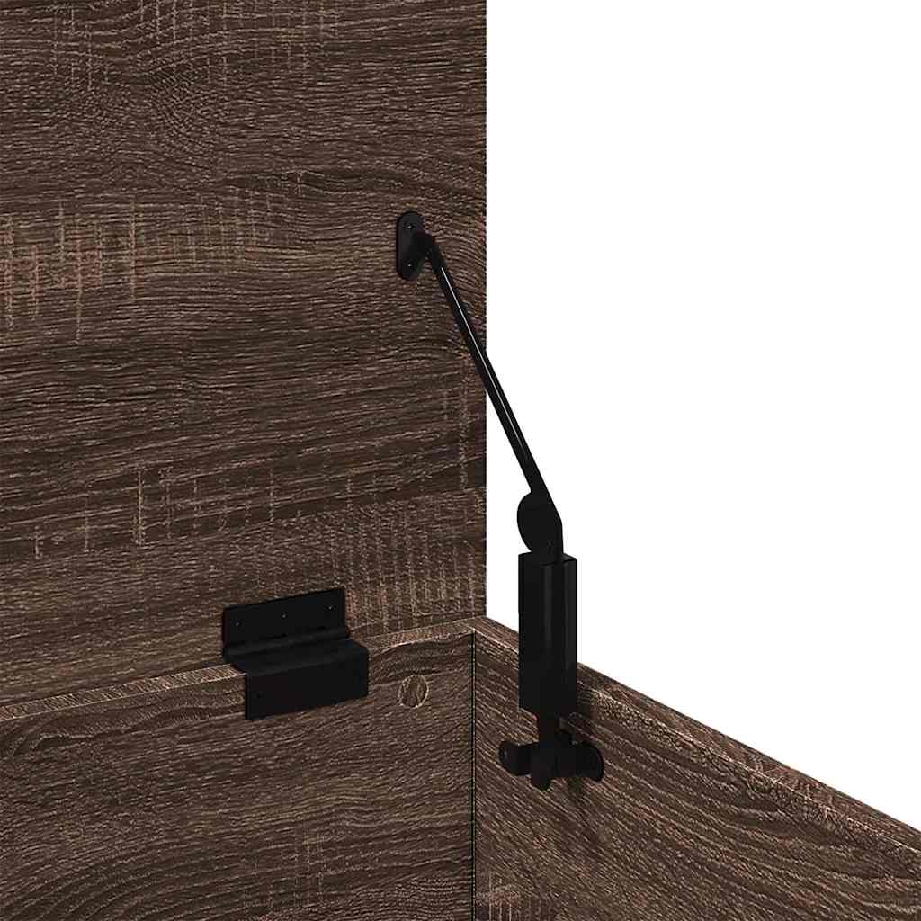 Κουτί Αποθήκευσης Καφέ δρυς 90x35x35 εκ. Επεξεργασμένο Ξύλο