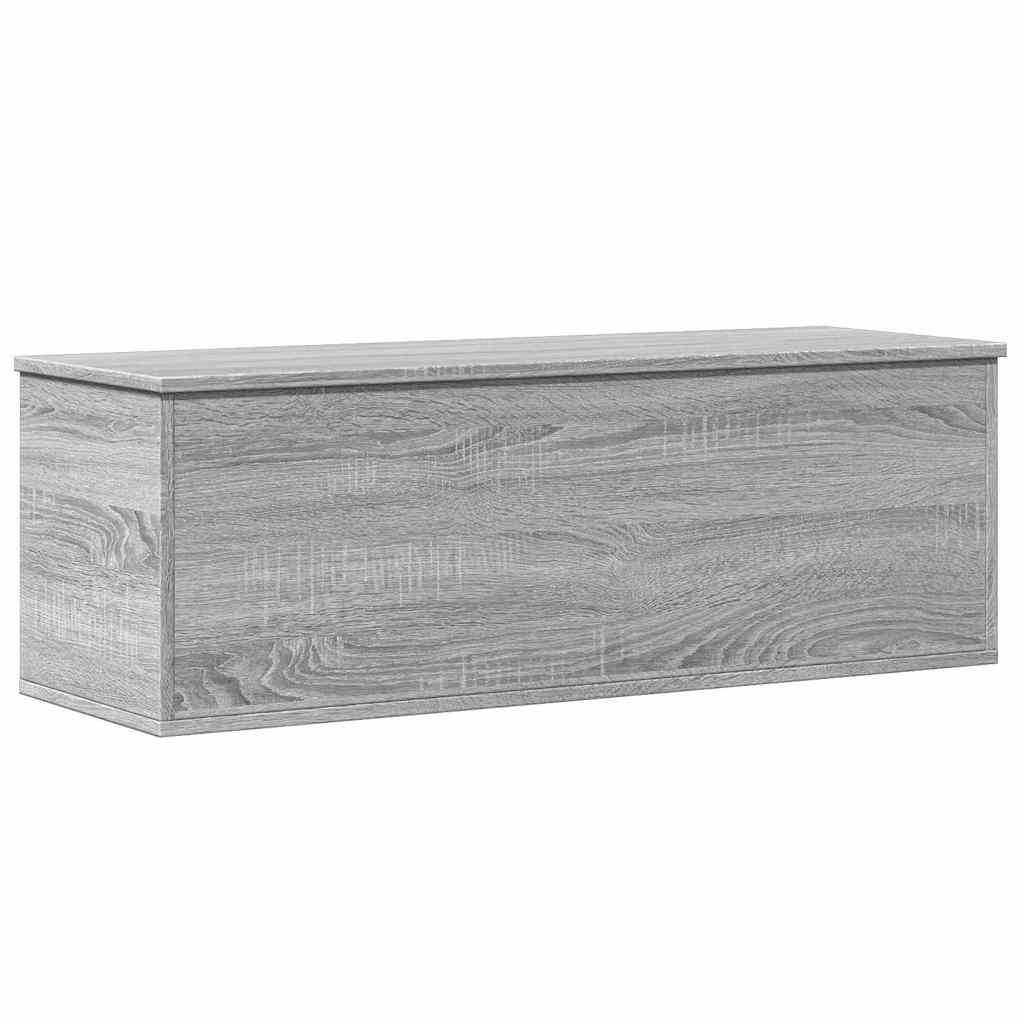 Κουτί Αποθήκευσης Γκρι sonoma 102x35x35 εκ. Επεξεργασμένο Ξύλο