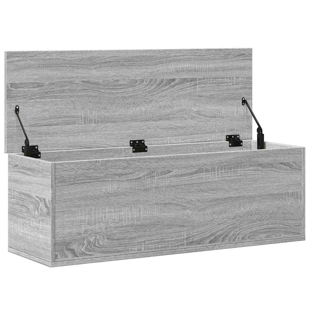 Κουτί Αποθήκευσης Γκρι sonoma 102x35x35 εκ. Επεξεργασμένο Ξύλο
