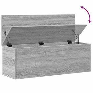 Κουτί Αποθήκευσης Γκρι sonoma 102x35x35 εκ. Επεξεργασμένο Ξύλο