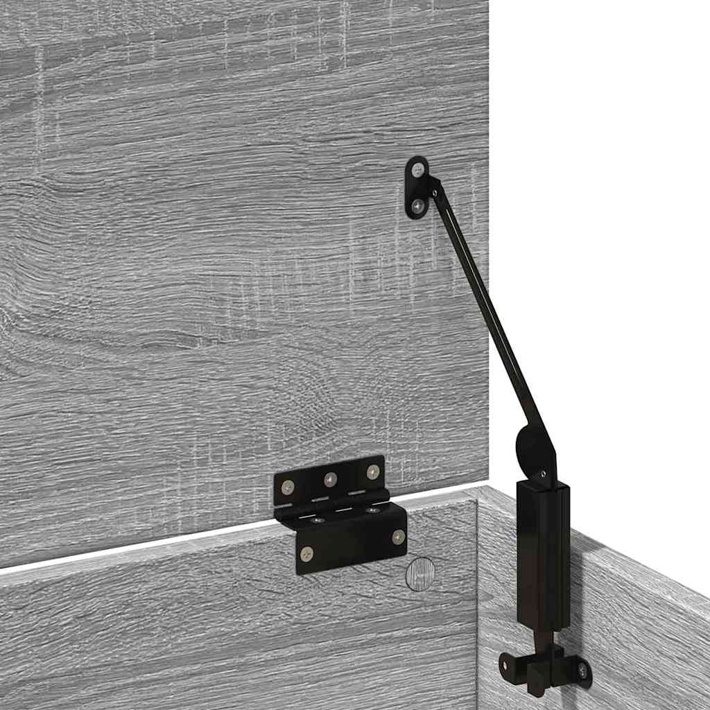 Κουτί Αποθήκευσης Γκρι sonoma 102x35x35 εκ. Επεξεργασμένο Ξύλο