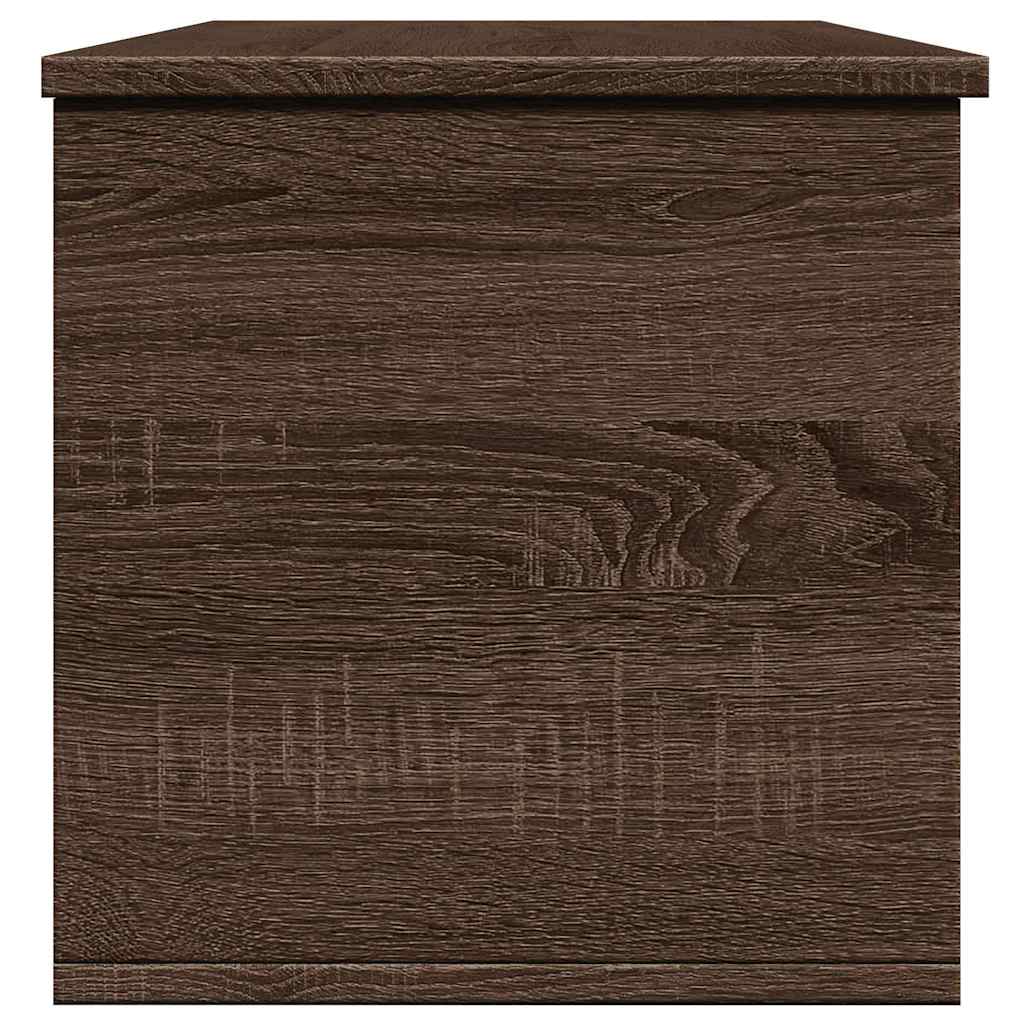 Κουτί Αποθήκευσης Καφέ δρυς 102x35x35 εκ. Επεξεργασμένο Ξύλο - Pakobazaar