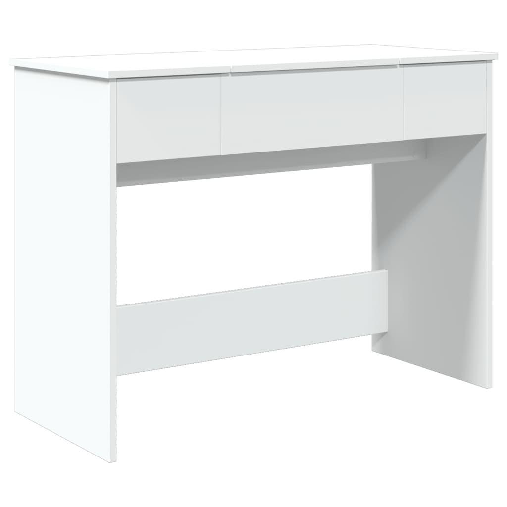 Μπουντουάρ με Καθρέφτη Λευκό 100x45x76 εκ. - Pakobazaar